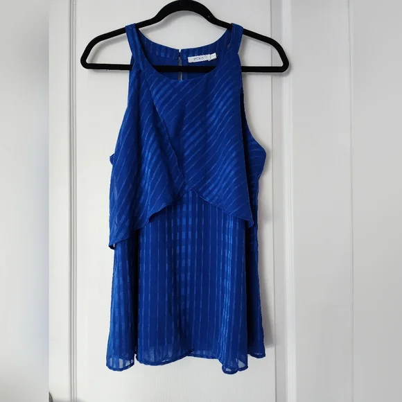 NWT Royal Blue Dressy Tank Ricki's Large - Picture 1 of 5
